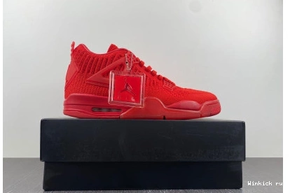 Jordan 4 Red Flyknit Retro 1009